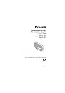Panasonic Lumix S1 manual. Camera Instructions.